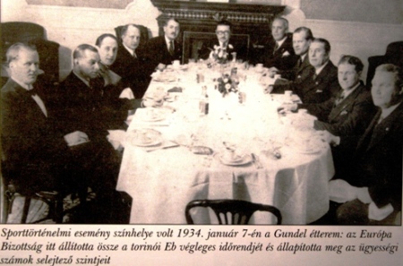 1934.január 7. Budapest Gundel étterem